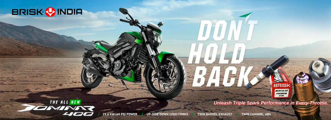 Bajaj Dominar 400 - Power of three Racing Spark Plugs