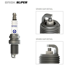 QR15LC BRISK Super Spark Plug Brisk Tabor