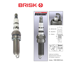 P35 Premium Iridium BRISK Spark Plugs