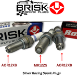 Dominar400 Silver Multispark Plug Kit BRISK Tabor