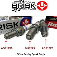 Dominar400 Silver Multispark Plug Kit BRISK Tabor