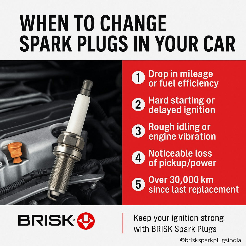 when to change spark plugs