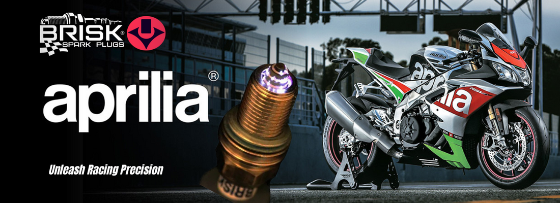 BRISK Silver Multispark Spark Plugs for Aprilia RSV4 1100