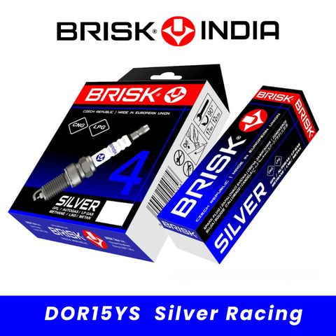 DOR15YS Silver Racing BRISK Spark Plugs