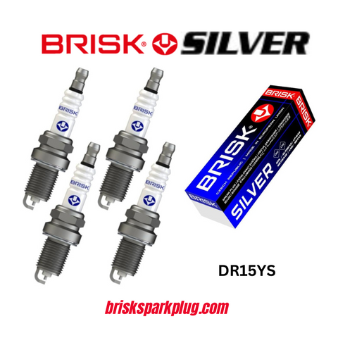 DR15YS Silver BRISK Spark Plugs