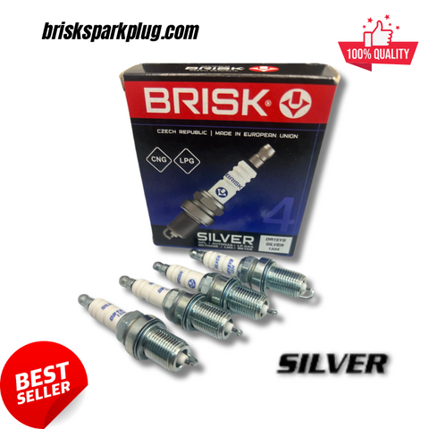 DR15YS Silver BRISK Spark Plugs