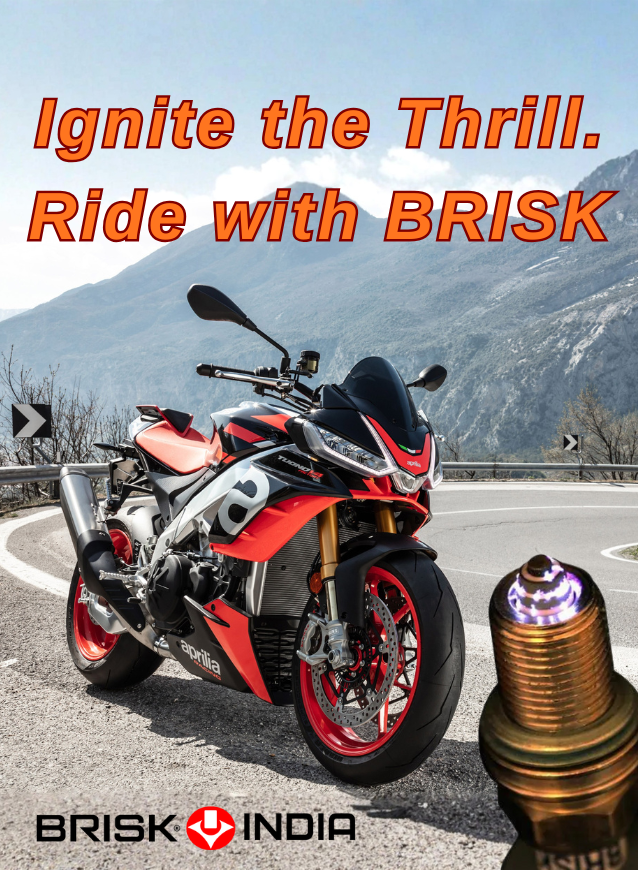 Ignite Your Drive with BRISK Spark Plugs in Aprilia Tuono