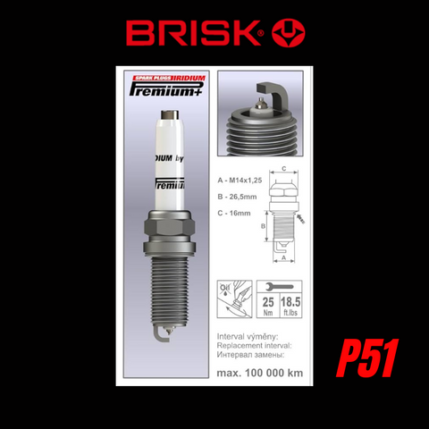 Iridium Premium P51 BRISK Tabor