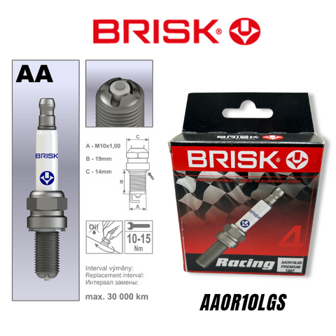 AAOR10LGS Premium LGS BRISK Spark Plugs