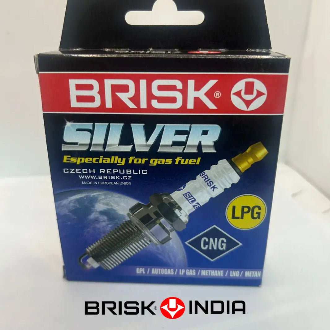 Brisk LGS Multipoint 360 Racing Spark Plugs – Silver Electrode – Fits Suzuki GSX-R1000 (2001-2024) – 10mm Thread