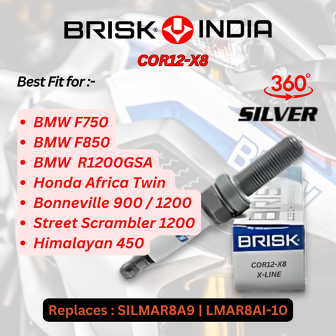 COR12-X8 spark plug applications